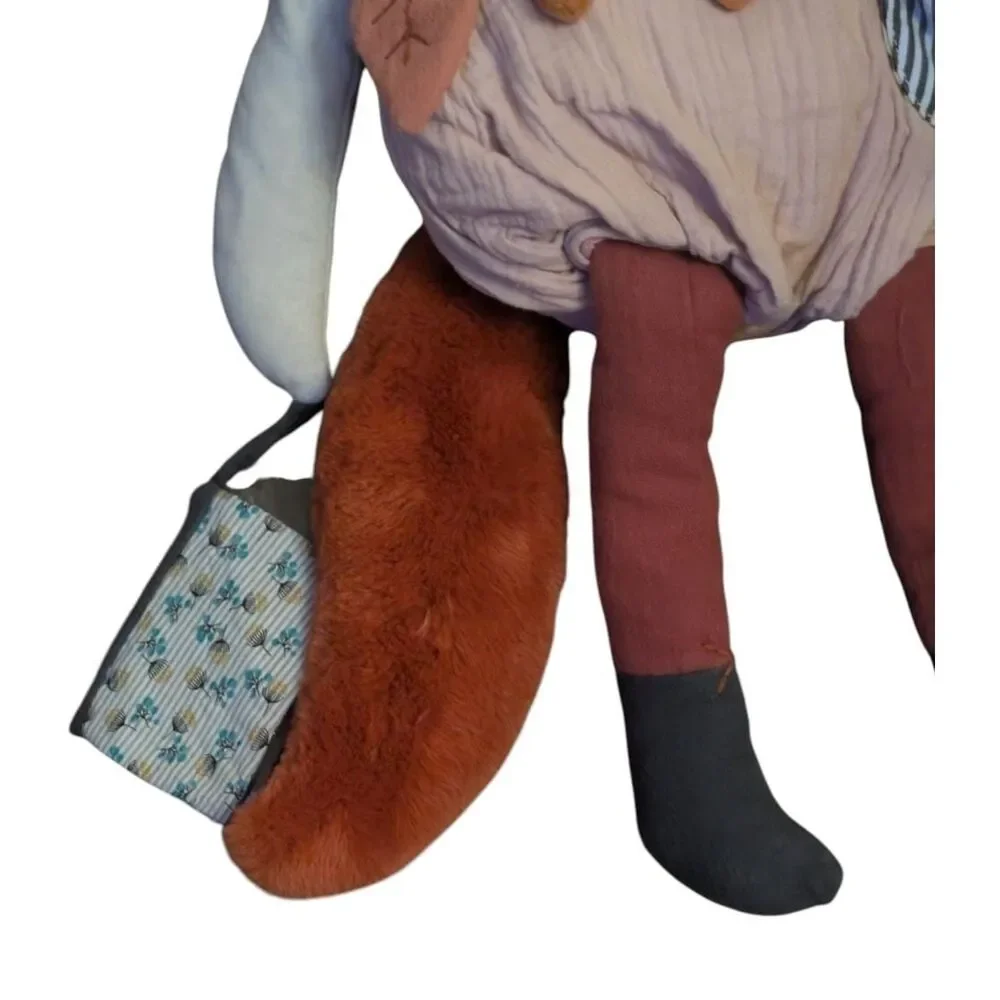 Moulin Roty Apres La Pluie Lune The Rabbit Large Stuffed Activity Plush Toy 25